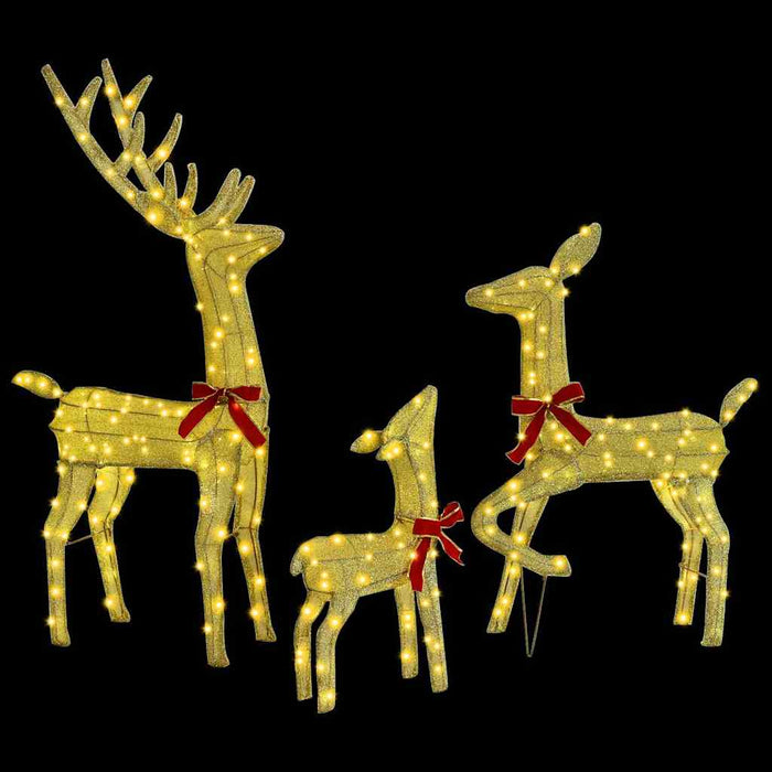Familia Renilor 3 pcs Alb cald 68 x 26 x 127 cm țesătură - WALTI WALTI