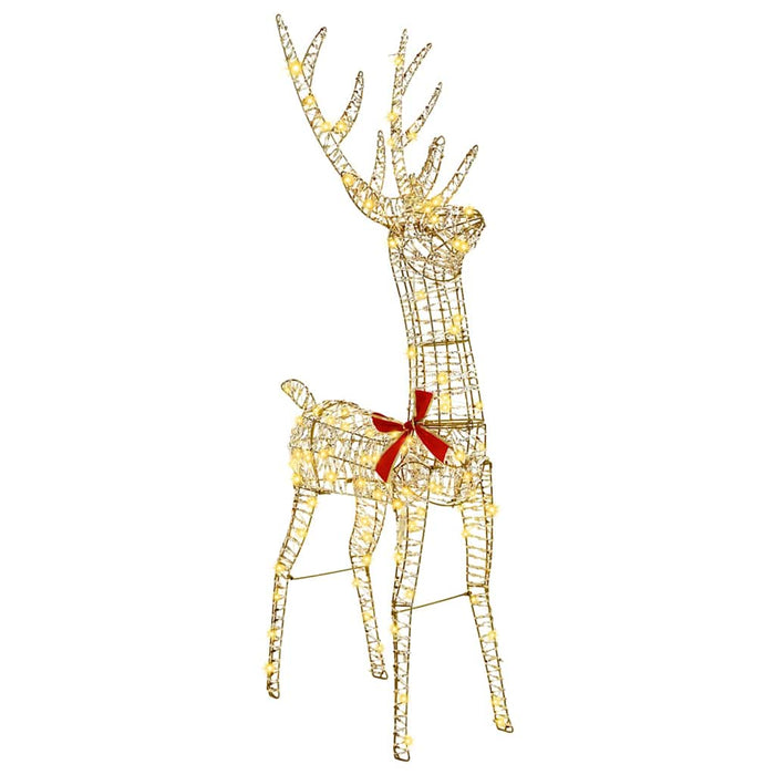 Ren 3D 140 LED-uri Alb cald 128 cm PET WALTI