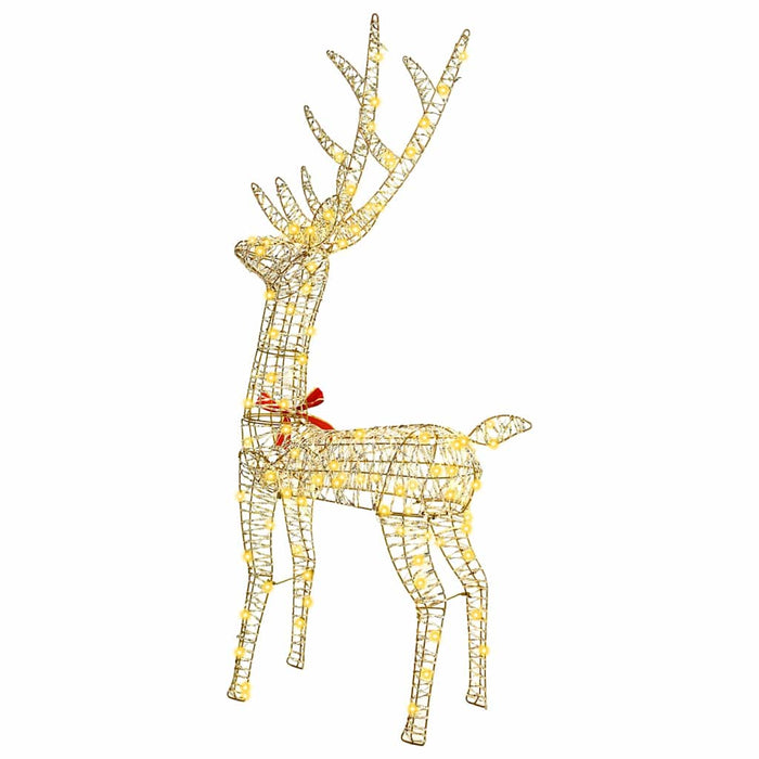 Ren 3D 140 LED-uri Alb cald 128 cm PET WALTI