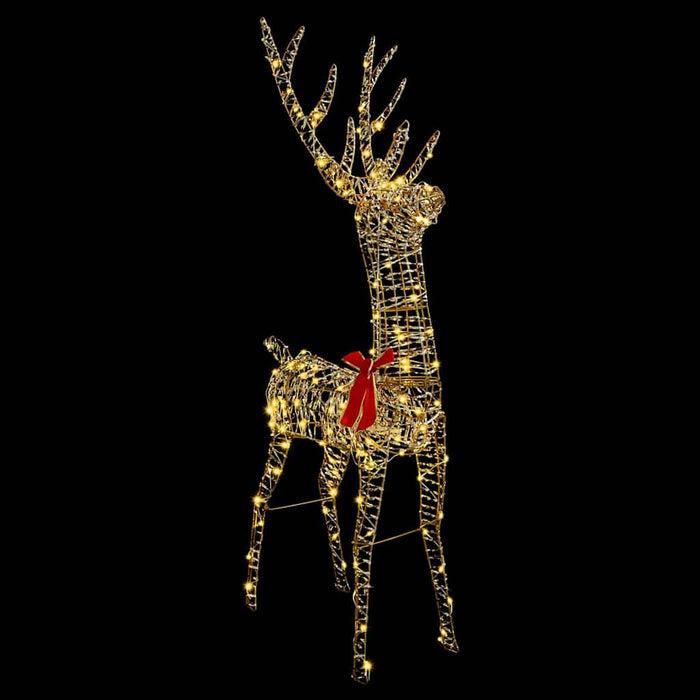 Ren 3D 140 LED-uri Alb cald 128 cm PET WALTI