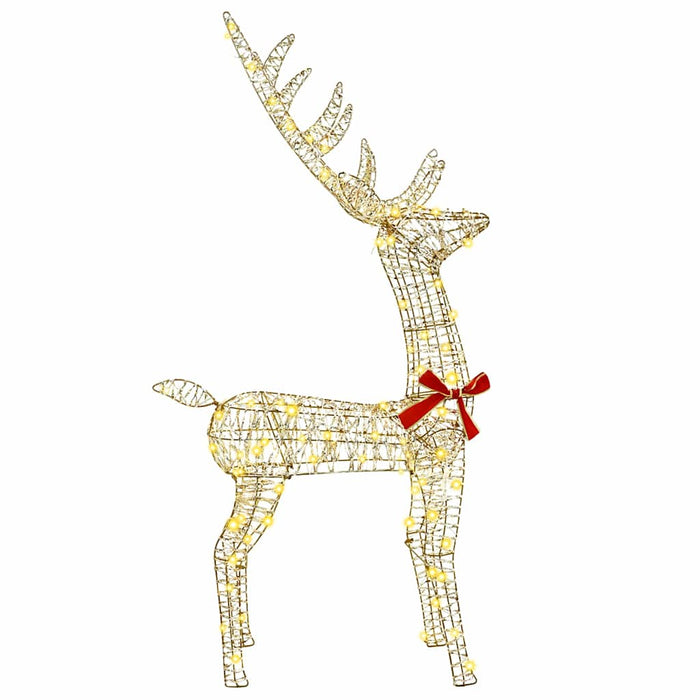 Ren 3D 140 LED-uri Alb cald 128 cm PET WALTI
