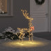 Ren 3D cu 140 LED Alb cald 70 x 41 x 128 cm Ratan - WALTI WALTI