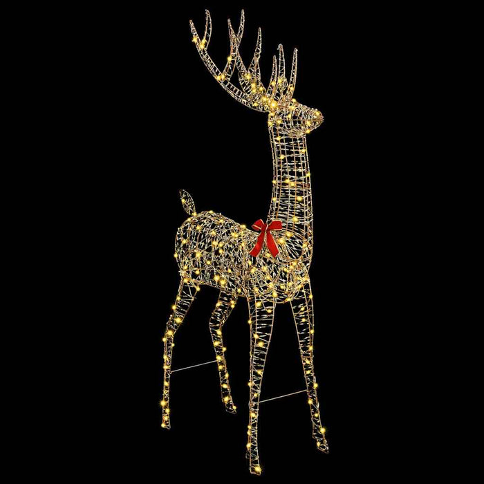 Ren 3D 250 LED-uri Alb cald 96 x 40 x 180 cm PET WALTI
