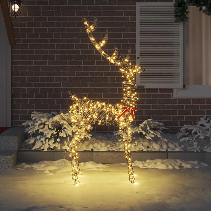Ren 3D 250 LED-uri Alb cald 180 cm Ratan - WALTI WALTI