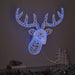 Cap de ren cu 140 LED albastru 68 x 36,5 x 62,5 cm Acril - WALTI WALTI