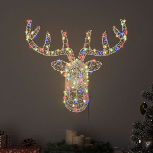 Cap de ren cu 140 LED colorat 68 x 36,5 x 62,5 cm Acril - WALTI WALTI