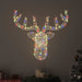 Cap de ren cu 140 LED colorat 68 x 36,5 x 62,5 cm Acril - WALTI WALTI
