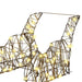 Sanie cu ren cu 160 LED Alb cald 53 x 28 x 33 cm Ratan - WALTI WALTI