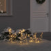 Sanie cu ren cu 160 LED Alb cald 53 x 28 x 33 cm Ratan - WALTI WALTI
