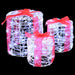 Decorație cutie de cadou 3 pcs Alb rece 20 x 20 x 21 cm Acril - WALTI WALTI
