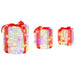 Decorație cutie de cadou 3 pcs colorat 20 x 20 x 21 cm Acril - WALTI WALTI