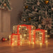 Cutie cadou cu 60 LED 3 pcs Alb cald 20 x 20 x 20 cm Acril - WALTI WALTI
