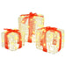 Cutie cadou cu 60 LED 3 pcs Alb cald 20 x 20 x 20 cm Acril - WALTI WALTI