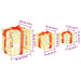 Cutie cadou cu 60 LED 3 pcs Alb cald 20 x 20 x 20 cm Acril - WALTI WALTI