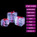 Cutie cadou cu 60 LED 3 pcs Alb rece 20 x 20 x 20 cm Acril - WALTI WALTI