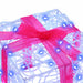 Cutie cadou cu 60 LED 3 pcs albastru 20 x 20 x 20 cm Acril - WALTI WALTI