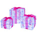 Cutie cadou cu 60 LED 3 pcs albastru 20 x 20 x 20 cm Acril - WALTI WALTI