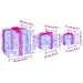 Cutie cadou cu 60 LED 3 pcs albastru 20 x 20 x 20 cm Acril - WALTI WALTI