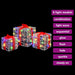 Cutie cadou cu 60 LED 3 pcs Multicolour 20 x 20 x 20 cm Acril - WALTI WALTI
