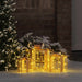 Cutie cadou cu 60 LED 3 pcs Alb cald 20 x 20 x 20 cm PET - WALTI WALTI