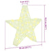 Stea 3D cu 50 LED Alb cald 55 x 53.5 x 10 cm Acril - WALTI WALTI