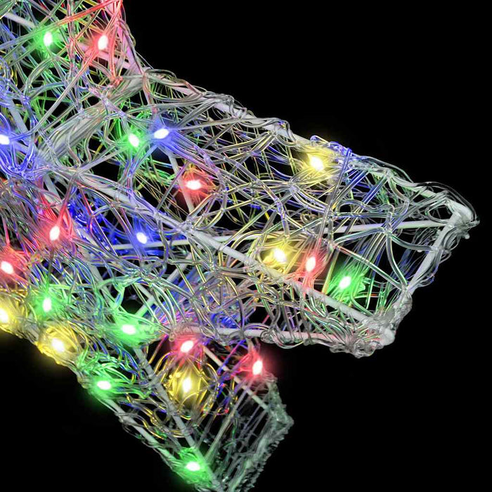 Stea 3D cu 50 LED Multicolour 55 x 53.5 x 10 cm Acril - WALTI WALTI
