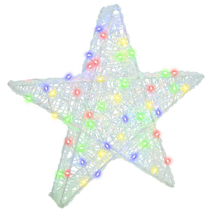 Stea 3D cu 50 LED Multicolour 55 x 53.5 x 10 cm Acril - WALTI WALTI