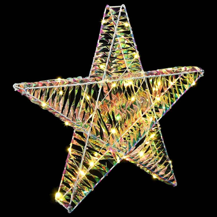Stea 3D cu 50 LED Alb cald 55 x 52.5 x 9 cm PET - WALTI WALTI