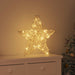 Stea 3D cu 50 LED Alb cald 55 x 52.5 x 9 cm PET - WALTI WALTI