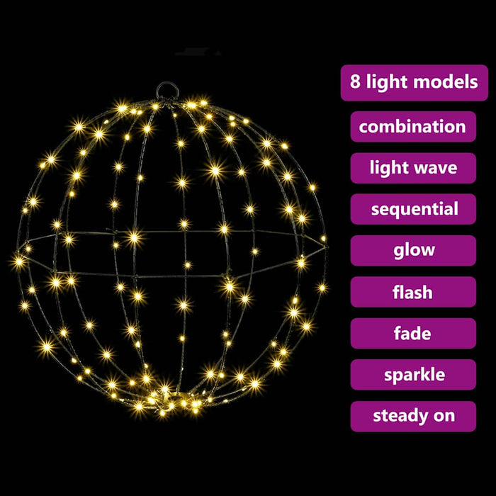 Bola Alb cald 40 x 40 x 42 cm Metal 120 LED-uri WALTI