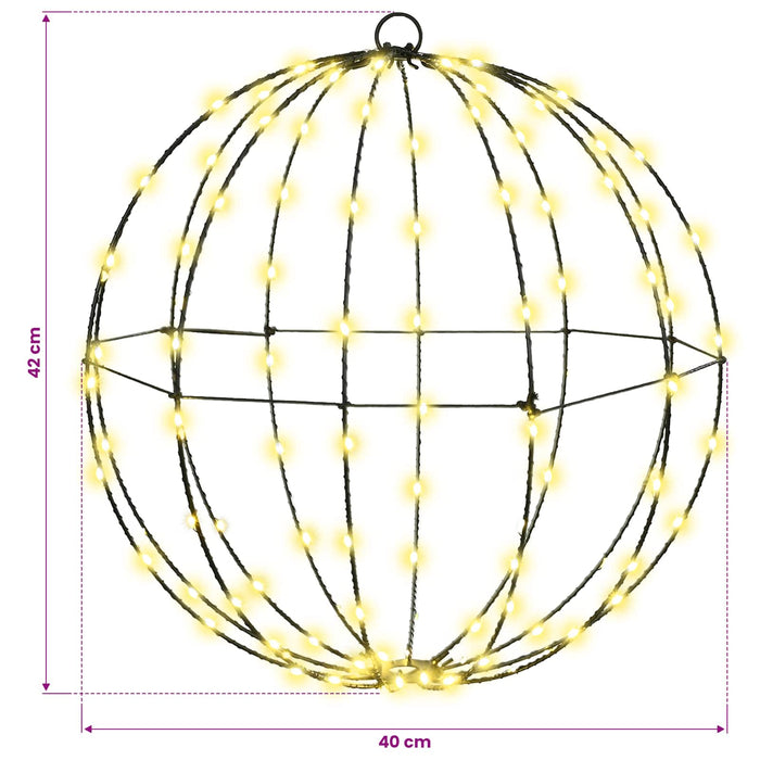 Bola Alb cald 40 x 40 x 42 cm Metal 120 LED-uri WALTI