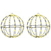 Bola cu 192 LED 2 pcs Alb cald 30 x 30 x 32 cm Metal - WALTI WALTI