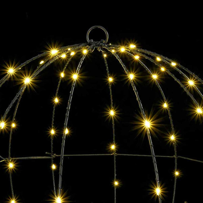 Bola 2 buc. 192 LED-uri Alb cald 40 x 40 x 43,5 cm Metal WALTI