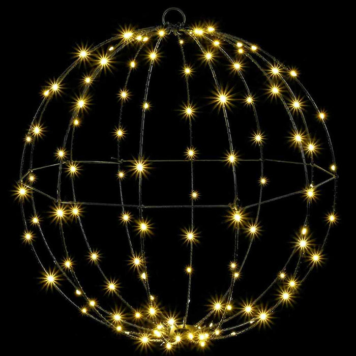 Bola 2 buc. Alb cald 50 x 50 x 52 cm Metal 320 LED-uri WALTI