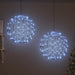Bola 2 buc. Alb rece 50 x 50 x 52 cm Metal 320 LED-uri - WALTI WALTI