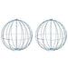Bola 2 buc. Alb rece 60 x 60 x 62 cm Metal 384 LED-uri - WALTI WALTI