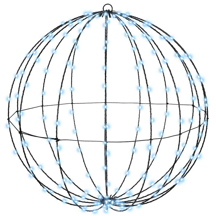 Bola 2 buc. Alb rece 60 x 60 x 62 cm Metal 384 LED-uri - WALTI WALTI