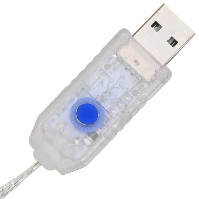 Coroană cu lumini cu bandă LED Alb cald 75 cm Acril - WALTI WALTI