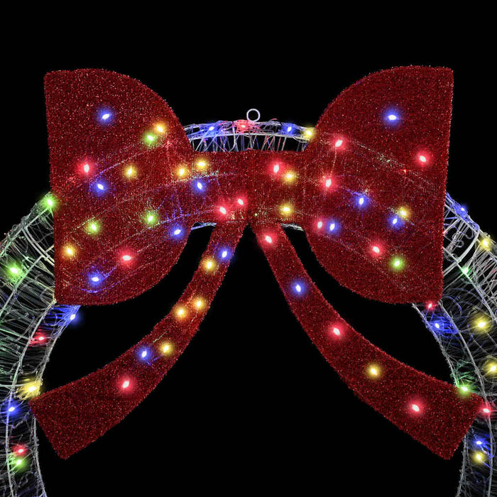 Coroană cu lumini cu bandă LED Multicolour 75 cm Acril - WALTI WALTI