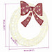 Coroană cu lumini cu bandă LED Alb cald 90 cm Acril - WALTI WALTI