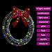Coroană cu 80 LED Multicolour 92 x 92 x 9,5 cm Acril - WALTI WALTI