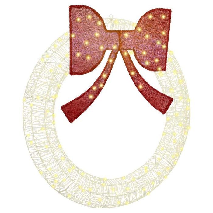 Coroană cu lumini cu bandă LED Alb cald 120 cm Acril - WALTI WALTI