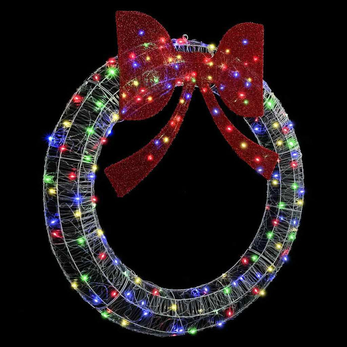 Coroană cu lumini cu bandă LED Multicolour 120 cm Acril - WALTI WALTI