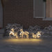 Reni LED cu 60 LED 3 pcs Alb cald PET - WALTI WALTI