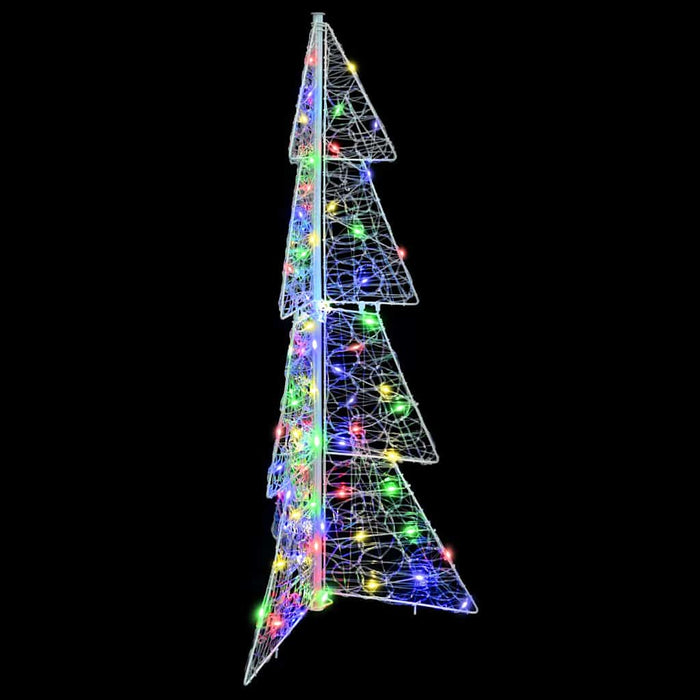 Brad de Crăciun cu 100 LED Multicolour 120 cm Acril - WALTI WALTI
