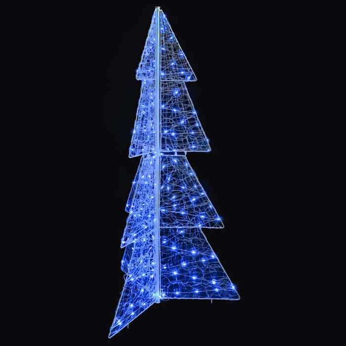 Brad de Crăciun cu 160 LED albastru 150 cm Acril - WALTI WALTI