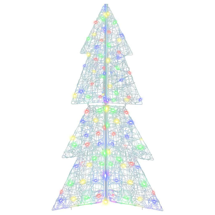 Brad de Crăciun cu 160 LED Multicolour 150 cm Acril - WALTI WALTI