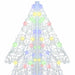 Brad de Crăciun cu 240 LED Multicolour 180 cm Acril - WALTI WALTI