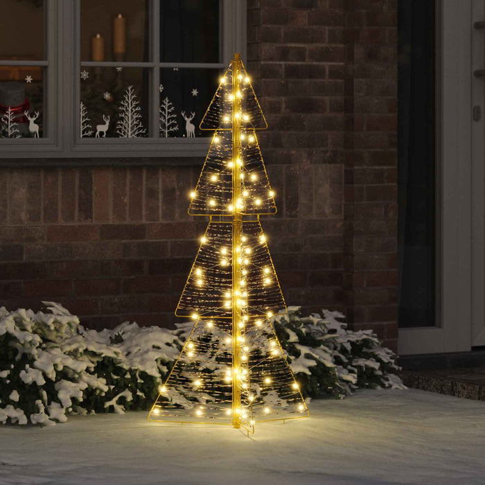 Brad de Crăciun cu 100 LED Alb cald 120 cm PET - WALTI WALTI