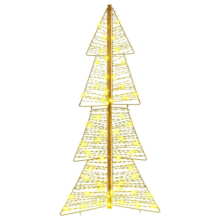 Brad de Crăciun cu 100 LED Alb cald 120 cm PET - WALTI WALTI